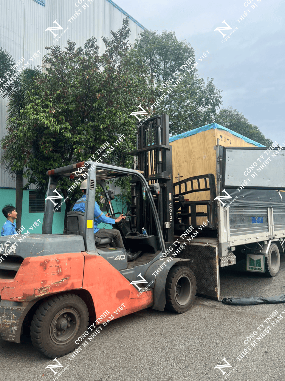 Quá trình chuẩn bị vận chuyển thiết bị lò hơi đến nhà máy.png